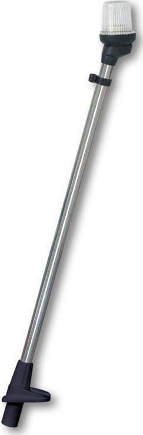 Direkli Silyon Feneri Soketli 54cm,316SS - Siyah
