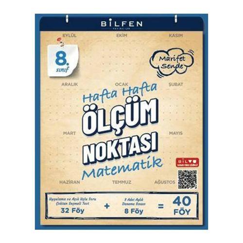 Bilfen Yayınları 8. Sınıf Matematik Ölçüm Noktası Soru Bankası