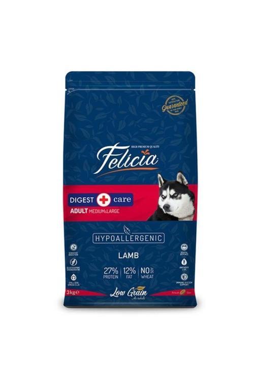 Düşük Tahıllı Hipoalerjenik Kuzu Etli Orta Ve Büyük Irk Yetişkin Köpek Maması 3 Kg