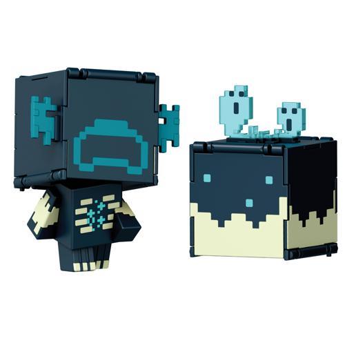 Minecraft Flippin' Figs Warden ve Sculk Catalyst Dönüştürülebilir Figür 2'si 1 Arada