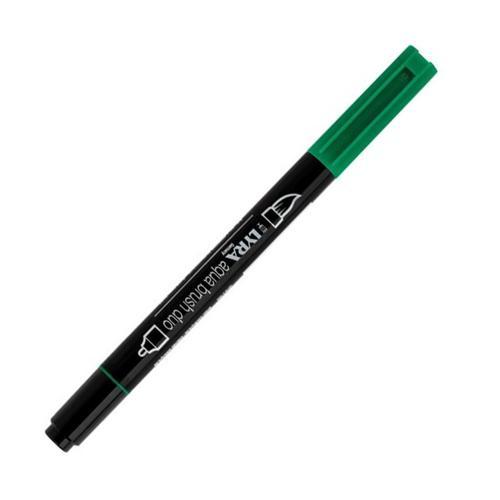 Aqua Brush Duo Marker - Emerald Green L6520063