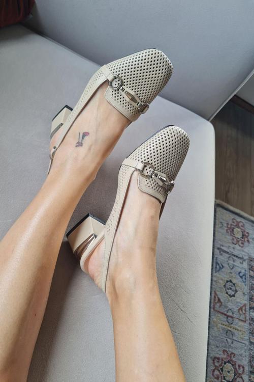 Kadın Günlük Deri Ayakkabı 036 1438 Klasik Ayakkabı