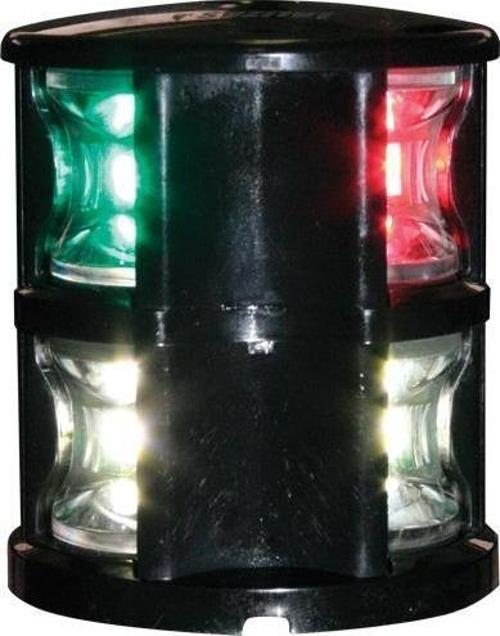FOS LED 12 ÜÇ RENK  ÇAPA FENERİ, siyah
