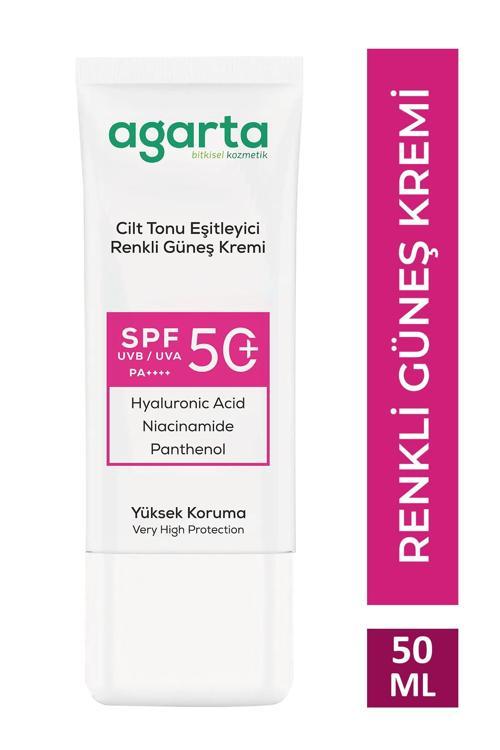 Cilt Tonu Eşitleyici Renkli Kapatıcı Etkili Spf+50 Güneş Kremi 50 Ml