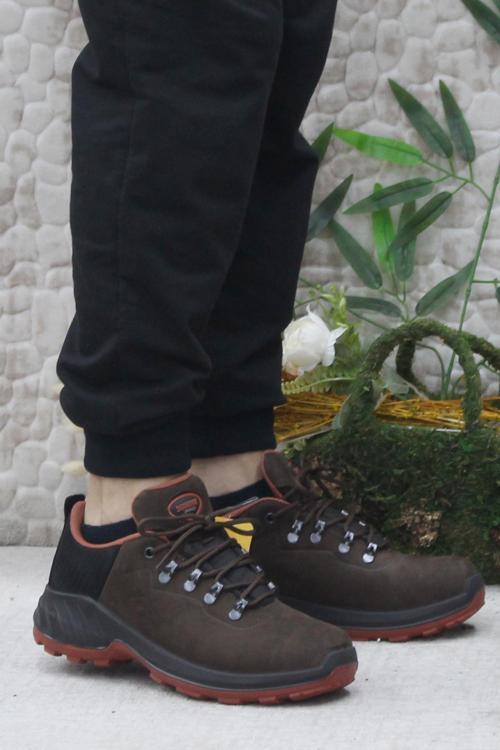 M4101 Kahve Outdoor Ayakkabı Orijinal Ürün Hakiki Deri Su Geçirmez Erkek Ayakkabı