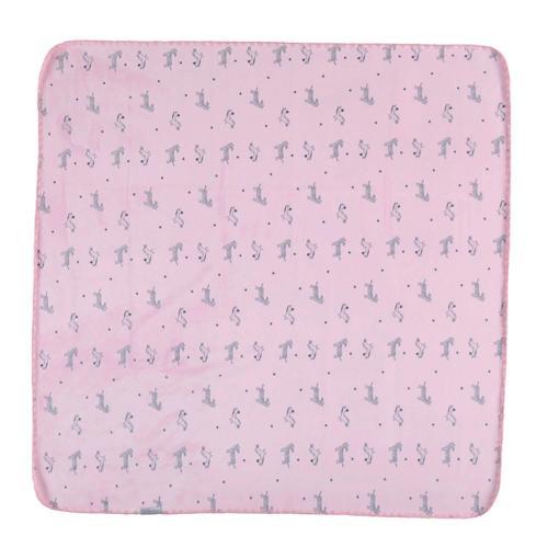 Happy Zebra Land Fluffy Bebek Battaniye 64529 Pembe