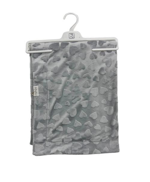 Jacquard Heart 82x90 Battaniye 64727 Gri