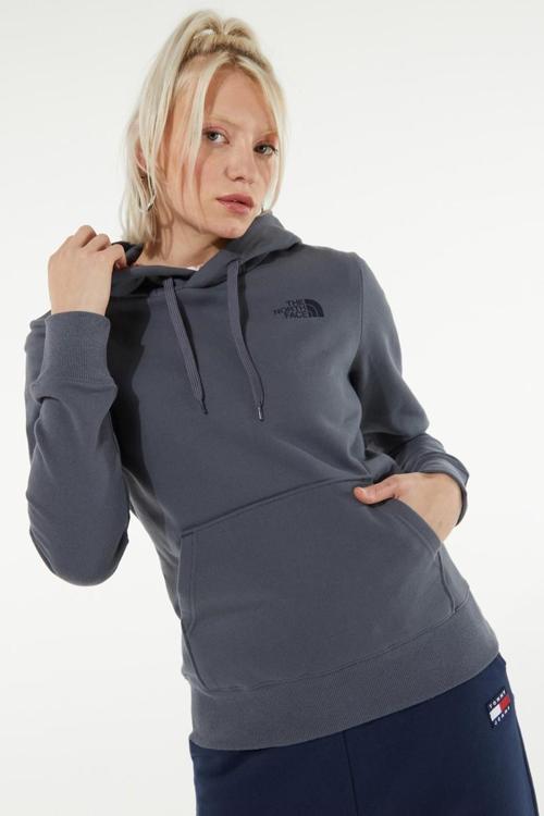 Women's New Climb Hoodie Vanadis Gray Kadın Kapüşonlu Sweatshirt Gri