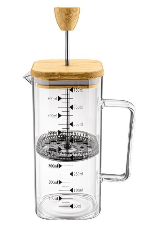 Linza 750 Ml. French Press Bitki Çayı Demleme Kupası