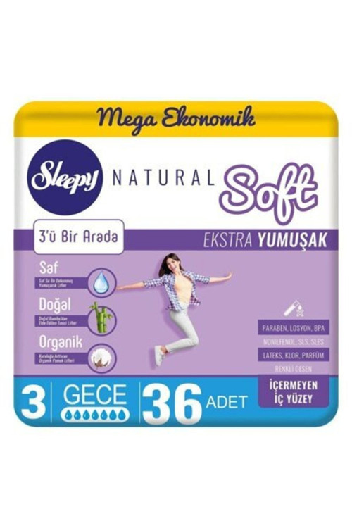 Natural Soft Ped Gece 36 Lı