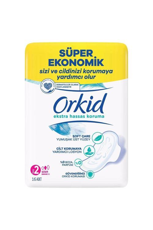 Ekstra Hassas Koruma Uzun Ped 16Lı