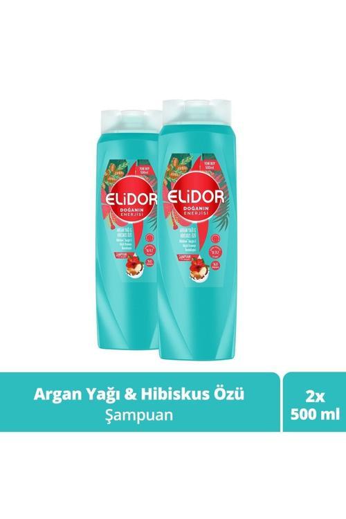 Doğanın Enerjisi Saç Bakım Şampuanı Argan Yağı Ve Hibiskus Özü 500 Ml X2 Adet