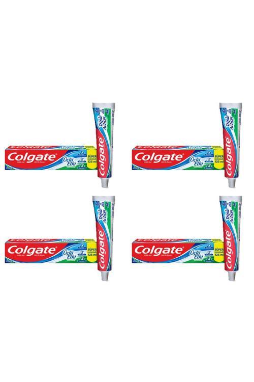 Üçlü Etki Çürüklere Karşı Koruma Diş Macunu 125Ml 4 Adet