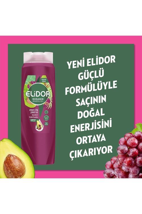 Doğanın Enerjisi Saç Bakım Şampuanı Avokado Ve Üzüm Çekirdeği Yağı 500 Ml X2