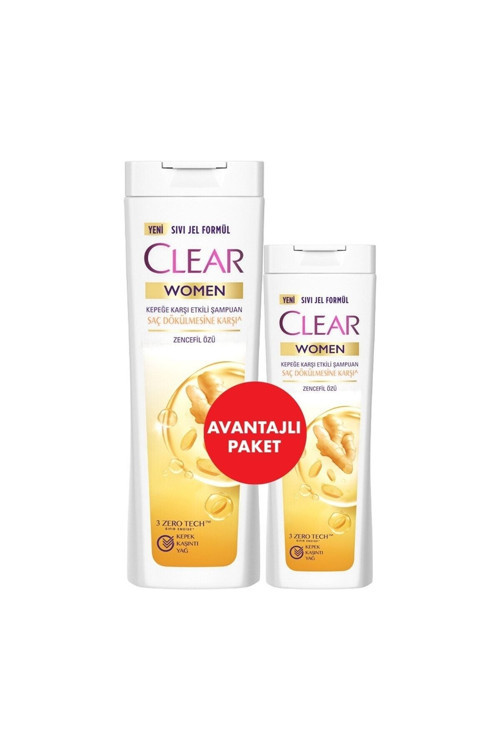 Women Kepeğe Karşı Etkili Şampuan Zencefil Özü 350 Ml + 180 Ml
