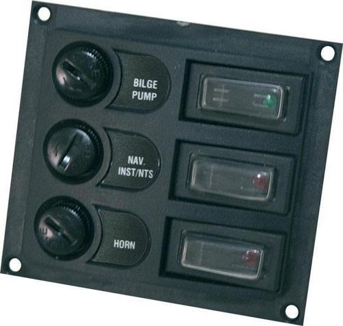 Kontrol Paneli, Anahtar  Sigortalı,  Black