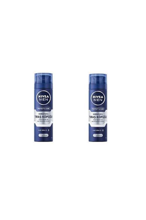 Nıvea Nıvea Men 200 Ml Protect Ve Care 2 Adet Tıraş Köpüğü