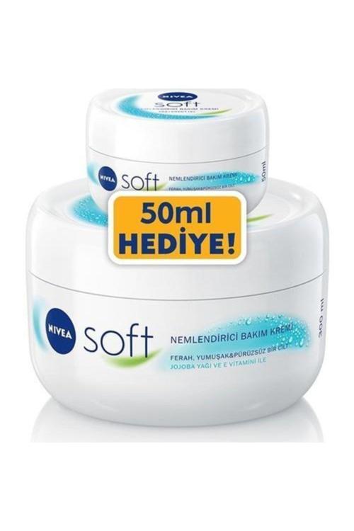 Nıvea Soft Nemlendirici Bakım Kremi 300 Ml + 50 Ml Hediye