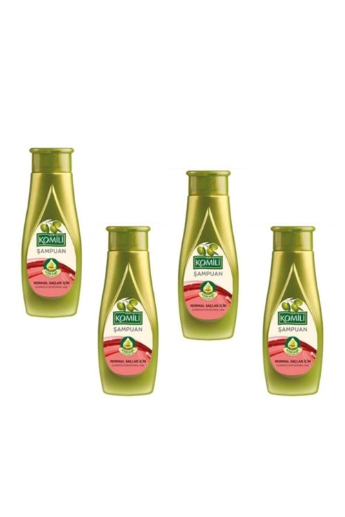 4 Adet Normal Salar Için Zeytinyağlı Şampuan 500 Ml