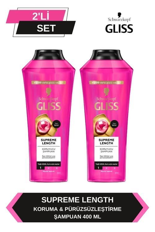 Supreme Length Uzun Saçlara Özel Şampuan 400 Ml X 2 Adet