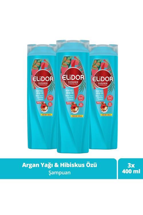 Doğanın Enerjisi Şampuan Argan Yağı & Hibiskus Özü 400 Ml X3