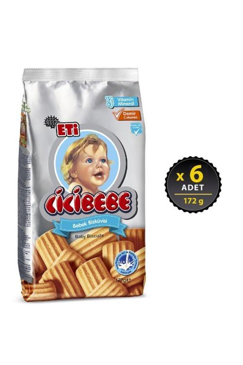 Cicibebe Bisküvi 172 G X 6 Adet