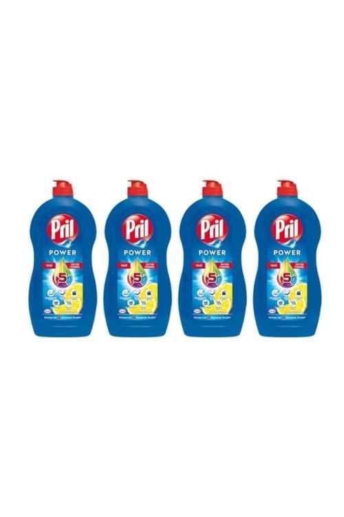 Power 5 Etki Limon Kokulu Sıvı Bulaşık Deterjanı 4 X 1350 Ml