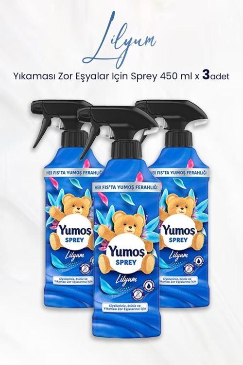 Sprey Yıkaması Zor Eşyalar Için Lilyum 450 Ml X 3 Adet