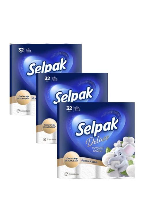 Tuvalet Kağıdı 32 Li Deluxe 3 Paket