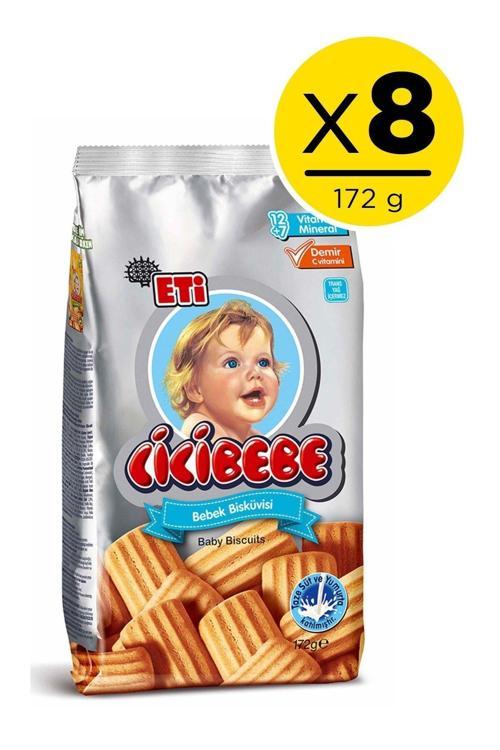 Cicibebe Bebek Bisküvisi 172 G X 8 Adet