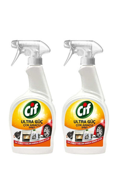 Ultra Güç Çok Amaçlı Sprey Temizleyici 2X1000 Ml