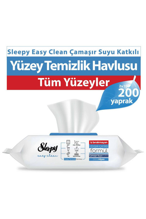 Çamaşır Suyu Katkılı Temizlik Havlu 100'Lü 2 Adet