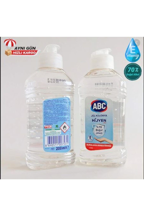 Jel Kolonya Doğal E Vitaminli 200 Ml