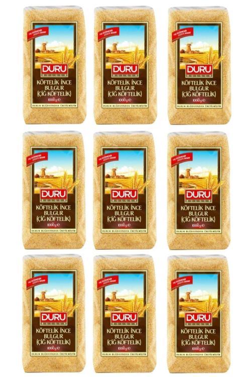 Köftelik Ince Bulgur (Çiğköftelik) 1 Kg X 9 Adet