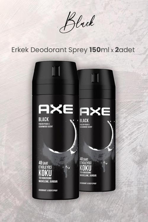 Black Erkek Deodorant Sprey 150 Ml X 2 Adet