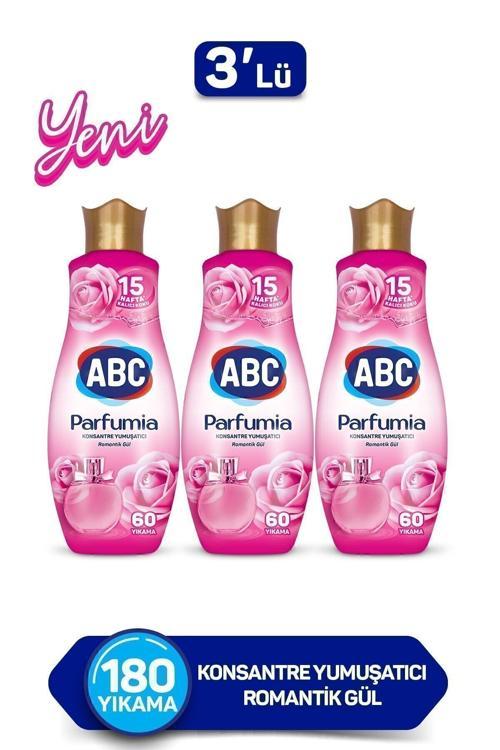 Parfumia Konsantre Çamaşır Yumuşatıcısı Romantik Gül 3 X 1440 Ml
