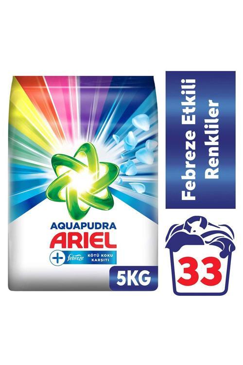 Plus Toz Çamaşır Deterjanı Febreze Etkili Parlak Renkler 5 Kg