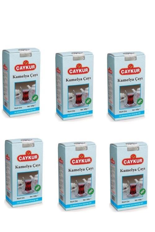 Kamelya Siyah Dökme Çay 500 Gr X 6 Adet