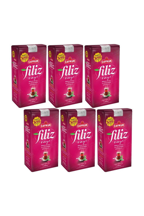 Filiz Çay 500 Gr X 6 Adet = 3 Kg Dökme Çay