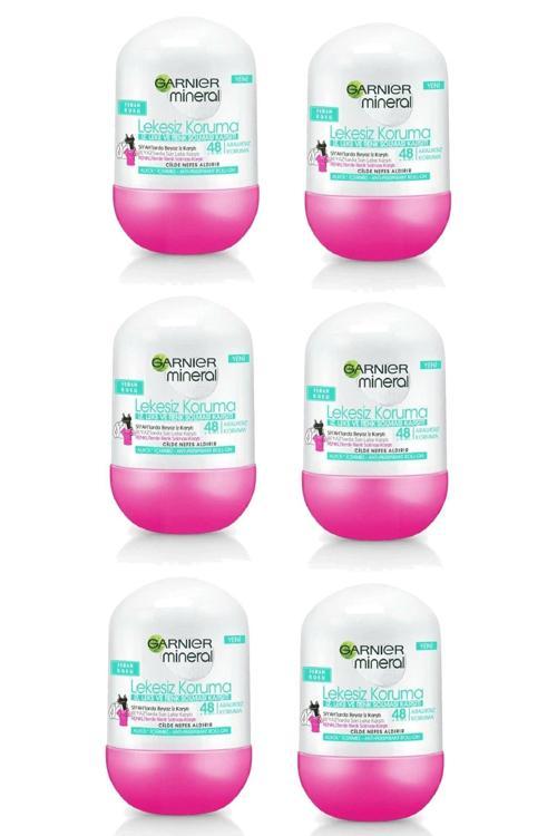 6 Lı Set Anti - Perspirant Kadın Roll-On Deodorant - Lekesiz Koruma 50 Ml 3600541928954