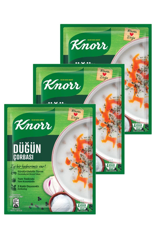 Düğün Çorbası 72 Gr. 3'Lü