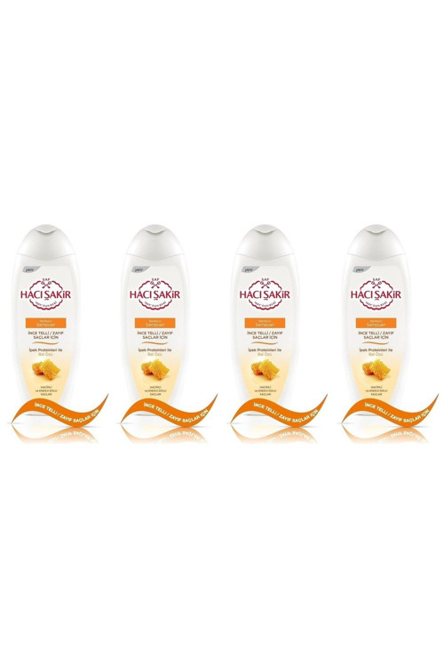 Ince Telli Saçlar Için Bal Özlü Besleyici Şampuan 500 Ml 8718951307759 (4 Adet)