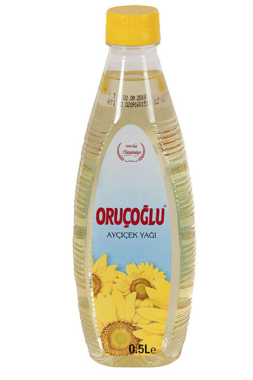 Oruçoğlu Ayçiçek Yağı 500 Ml