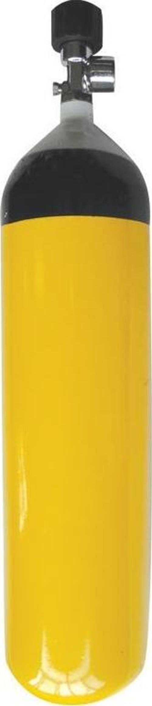 Spare compressed air cylinder ,6lt+ Valve 300bar  assembly , with air