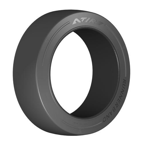 18x9-12.125 Runner Band Çemberli Düz Dolgu Forklift Lastiği