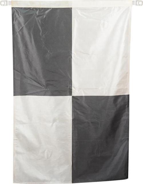 Cankurtaran Bayrağı (Siyah&Beyaz Büyük Damalı75x100)