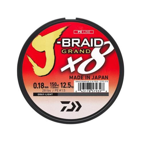 J-Braid Grand 8B Gray Light 270m İp Misina 0,16mm