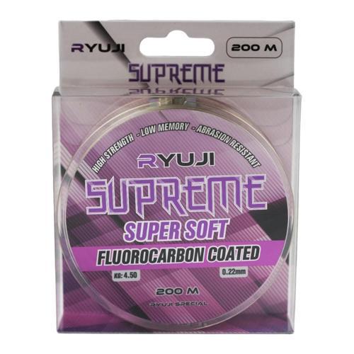 Supreme Super Soft Green 200m Fluorocarbon Coated Misina 0,35mm