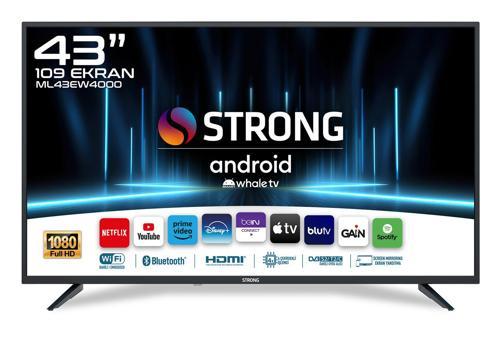ML43EW4000 43’’ 109cm Ekran Full HD Uydu Alıcılı Whale TV LED
