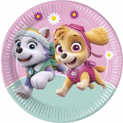 PAW PETROL SKYE LİSANSLI TABAK 8 'Lİ